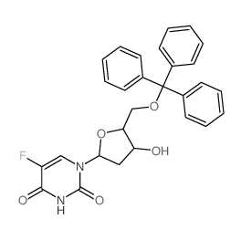 CAS#: 10343-71-2, 5-Fluoro-1-[4-Hydroxy-5-[Tri(Phenyl)Methoxymethyl]Oxolan-2-Yl]Pyrimidine-2,4-Dione