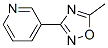 CAS 登录号：10350-69-3， 3-(5-甲基-1,2,4-恶二唑-3-基)吡啶