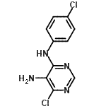 CAS 登录号：103505-49-3， 6-氯-N<sup>4</sup>-(4-氯苯基)-4,5-嘧啶二胺