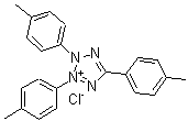 CAS 登录号：103538-50-7， 2,3,5-三(4-甲基苯基)-2H-四唑-3-鎓氯化物