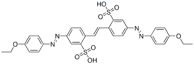 CAS#: 10359-84-9, 5-(4-Ethoxyphenyl)Diazenyl-2-[2-[4-(4-Ethoxyphenyl)Diazenyl-2-Sulfophenyl]Ethenyl]Benzenesulfonic Acid