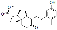 CAS 登录号：103596-05-0， 2-[(1R,3aS,4S,7aS)-4-[2-(5-羟基-2-甲基苯基)乙基]-7alpha-甲基-5-氧代-2,3,3a,4,6,7-六氢-1H-茚-1-基]丙酸甲酯