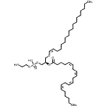 CAS 登录号：103597-60-0， (17Z,21R)-27-氨基-24-羟基-24-氧代-19,23,25-三氧杂-24lambda<sup>5</sup>-磷杂二十七碳-17-烯-21-基(5Z,8Z,11Z,14Z)-5,8,11,14-二十碳四烯酸酯