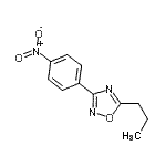 CAS#: 10364-67-7, 3-(4-Nitrophenyl)-5-Propyl-1,2,4-Oxadiazole