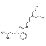CAS#: 103641-24-3, N-{3-[Bis(2-Hydroxyethyl)Amino]Propyl}-2-(3-Methylbutoxy)Benzamide