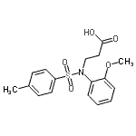 CAS#: 103687-96-3, N-(2-Methoxyphenyl)-N-[(4-Methylphenyl)Sulfonyl]-beta-Alanine