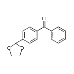 CAS 登录号：103741-08-8， [4-(1,3-二氧戊环-2-基)苯基](苯基)甲酮