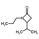CAS 登录号：103776-28-9， 4-异丙基-1-丙基-2-氮杂环丁酮