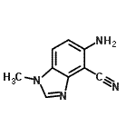CAS#: 103884-26-0, 5-Amino-1-Methyl-1H-Benzimidazole-4-Carbonitrile