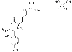 CAS 登录号：103900-19-2， (alphaR)-alpha-[(3S)-3-氨基-6-[(氨基亚胺甲基)氨基]-2-氧代己基]-4-羟基-苯丙酸