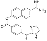 CAS#: 103926-64-3, (6-Carbamimidoylnaphthalen-2-Yl) 4-(4,5-Dihydro-1H-Imidazol-2-Ylamino)Benzoate