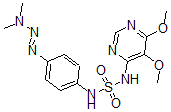 CAS#: 103947-07-5, N-[(4-Dimethylaminodiazenylphenyl)Sulfamoyl]-5,6-Dimethoxypyrimidin-4-Amine