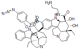 CAS#: 103974-27-2, N-(4-Azidobenzoyl)-N'-beta-Aminoethylvindesine