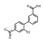 CAS 登录号：103978-24-1， 3-(2-氯-4-硝基-苯基)苯甲酸