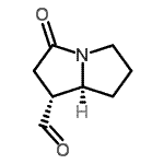 CAS#: 103979-75-5, (1R,8S)-3-Oxo-1,2,5,6,7,8-Hexahydropyrrolizine-1-Carbaldehyde