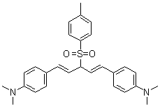 CAS#: 104080-17-3, 4,4'-{(1E,4E)-3-[(4-Methylphenyl)Sulfonyl]-1,4-Pentadiene-1,5-Diyl}Bis(N,N-Dimethylaniline)