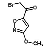 CAS 登录号：104164-49-0， 2-溴-1-(3-甲氧基-1,2-恶唑-5-基)乙酮