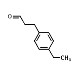 CAS 登录号：104175-15-7， 3-(4-乙基苯基)丙醛