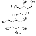 CAS 登录号：104196-14-7， (2R,3R,4S,5S,6R)-4-氨基-2-[(2S,3R,4S,5S,6R)-4-氨基-3,5-二羟基-6-(羟基甲基)四氢吡喃-2-基]氧基-6-(羟基甲基)四氢吡喃-3,5-二醇