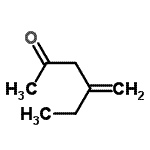 CAS 登录号：104223-92-9， 4-亚甲基-2-己酮
