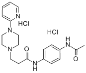 CAS 登录号：104373-82-2， N-(4-乙酰氨基苯基)-3-(4-吡啶-2-基哌嗪-1-基)丙酰胺二盐酸盐