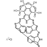 CAS 登录号：104469-80-9， 氯铝四磺基酞化青