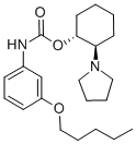 CAS 登录号：104485-01-0， [(2R)-2-吡咯烷-1-基环己基]N-(3-戊氧基苯基)氨基甲酸酯