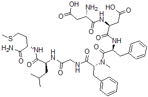 CAS#: 104499-97-0, L-alpha-Aspartyl-L-alpha-aspartyl-L-phenylalanyl-N-methyl-L-phenylalanylglycyl-L-leucyl-L-Methioninamide