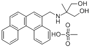 CAS#: 104500-15-4, 2-((Benzo(c)phenanthren-5-ylmethyl)amino)-2-methyl-1,3-propanediol methanesulfonate