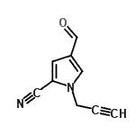 CAS#: 104501-05-5, 4-Formyl-1-(2-Propyn-1-Yl)-1H-Pyrrole-2-Carbonitrile