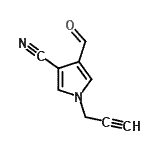 CAS 登录号：104501-28-2， 4-甲酰基-1-(2-丙炔-1-基)-1H-吡咯-3-甲腈