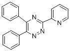 CAS#: 1046-56-6, 5,6-Diphenyl-3-(2-Pyridinyl)-1,2,4-Triazine