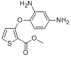 CAS 登录号：104636-77-3， 3-(2,4-二氨基苯氧基)-2-噻吩羧酸甲酯