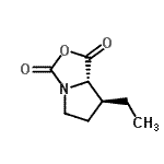 CAS#: 104641-03-4, (7S,7aS)-7-Ethyltetrahydro-1H-Pyrrolo[1,2-c][1,3]Oxazole-1,3-Dione