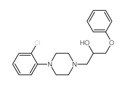 CAS 登录号:1047-41-2, 4-(2-氯苯基)-alpha-(苯氧基甲基)-1-哌嗪乙醇