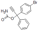 CAS 登录号：10473-74-2， 1-(4-溴苯基)-1-苯基-2-丙炔-1-醇氨基甲酸酯