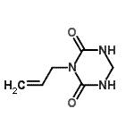 CAS 登录号：104732-57-2， 3-烯丙基-1,3,5-三嗪烷-2,4-二酮