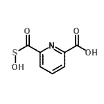 CAS#: 104820-88-4, 6-[(Hydroxysulfanyl)Carbonyl]-2-Pyridinecarboxylic Acid