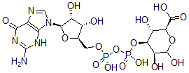 CAS#: 10485-25-3, Mannopyranuronic acid 1-5'-ester with guanosine 5'-(trihydrogen diphosphate)