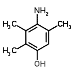 CAS 登录号：10486-46-1， 4-氨基-2,3,5-三甲基苯酚