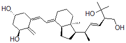 CAS#: 104870-37-3, (5Z,7E,22E)-(1S,3R)-9,10-seco-5,7,10(19),22-ergostatetraene-1,3,25,28-tetrol