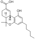 CAS#: 104874-50-2, (6alphaR,10alphaR)-rel-6a,7,8,10a-Tetrahydro-1-Hydroxy-6,6-Dimethyl-3-Pentyl-6H-Dibenzo[b,d]Pyran-9-carboxylic Acid