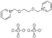 CAS 登录号：10493-34-2， 1,1'-[1,2-乙烷二基二(氧基亚甲基)]二吡啶鎓二高氯酸盐