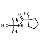 CAS 登录号：10498-45-0， 1-羟基-N-(2-甲基-2-丙基)环戊烷甲酰胺