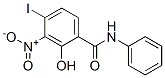 CAS 登录号：10515-48-7， 2-羟基-N-(4-碘苯基)-3-硝基-苯甲酰胺