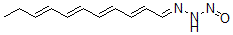 CAS 登录号：105201-47-6， N-[[(2E,4E,6E,8E)-十一碳-2,4,6,8-四烯亚基]氨基]亚硝酸酰胺
