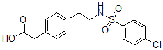 CAS 登录号：105218-03-9， 2-[4-[2-[(4-氯苯基)磺酰基氨基]乙基]苯基]乙酸