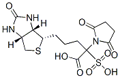 CAS 登录号：105248-43-9， 2,5-二氧代-1-[5-(2-氧代-1,3,3a,4,6,6a-六氢噻吩并[3,4-d]咪唑-6-基)戊酰氧基]吡咯烷-3-磺酸