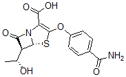 CAS#: 105275-74-9, (5R,6S)-3-(4-Carbamoylphenoxy)-6-(1-Hydroxyethyl)-7-Oxo-4-Thia-1-Azabicyclo[3.2.0]Hept-2-Ene-2-Carboxylic Acid