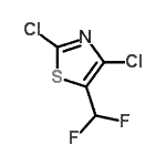 CAS#: 105315-43-3, 2,4-Dichloro-5-(Difluoromethyl)-1,3-Thiazole